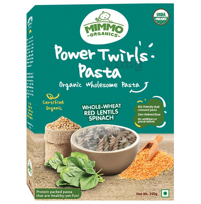 Mimmo Organics Wholesome Pasta (24 Months Plus) Power Twirls