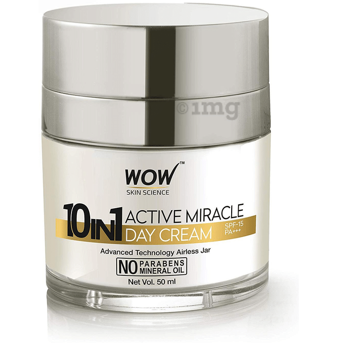 WOW Skin Science 10-In-1 Active Miracle Day Cream SPF 15 PA+++