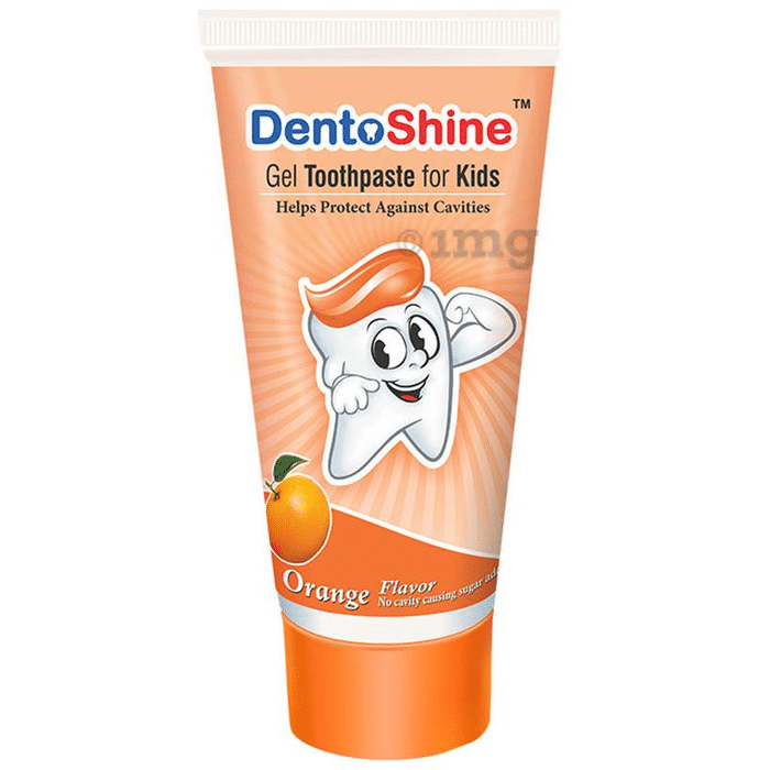 DentoShine Orange Gel Toothpaste for Kids