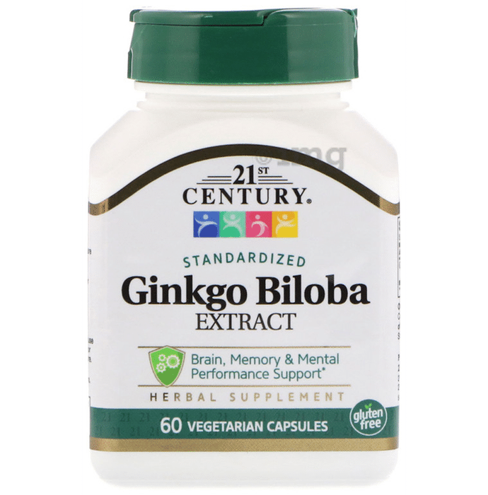 21st Century Ginkgo Biloba Extract Vegetarian Capsules