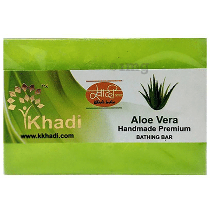 Khadi India Aloe Vera Handmade Premium Bathing Bar