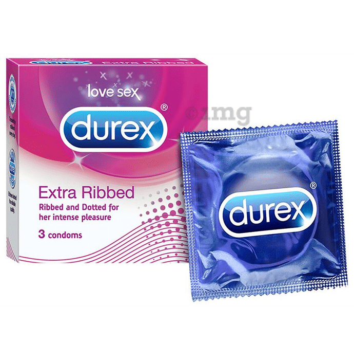 Durex Extra Ribbed Condom