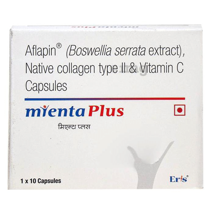 Mienta Plus Capsule with Boswellia Serrata, Collagen Type II & Vitamin C