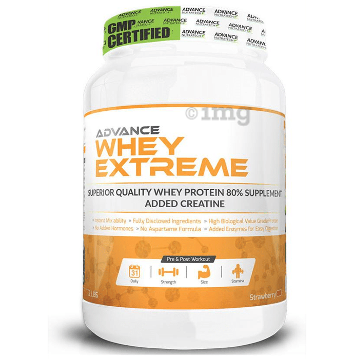 Advance Nutratech Whey Extreme Protein Powder Strawberry