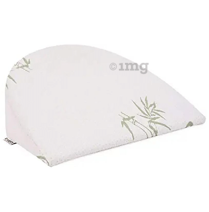 Fovera Memory Foam Pregnancy Pillow Universal White Bamboo