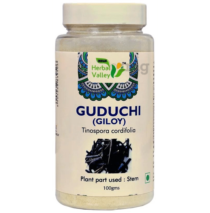Indian Herbal Valley Guduchi (Giloy) Tinospora Cordifolia Powder