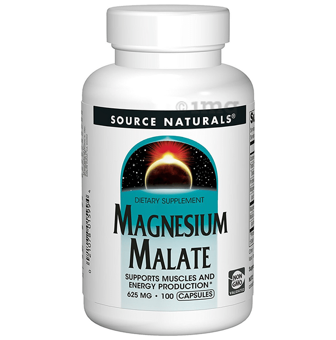 Source Naturals Magnesium Malate 625mg Capsule