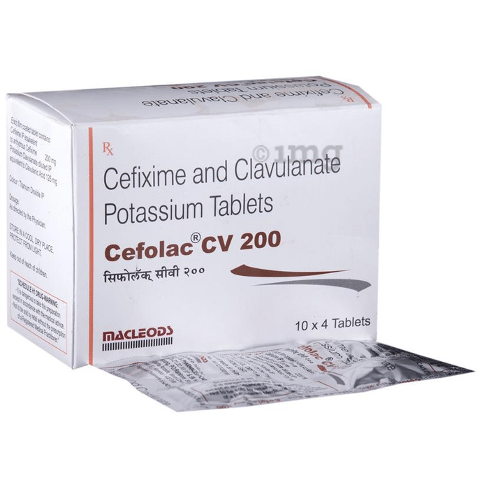 Cefolac CV 200 Tablet