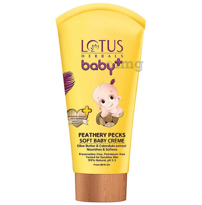 Lotus Herbals Baby+ Feathery Pecks Soft Baby Creme