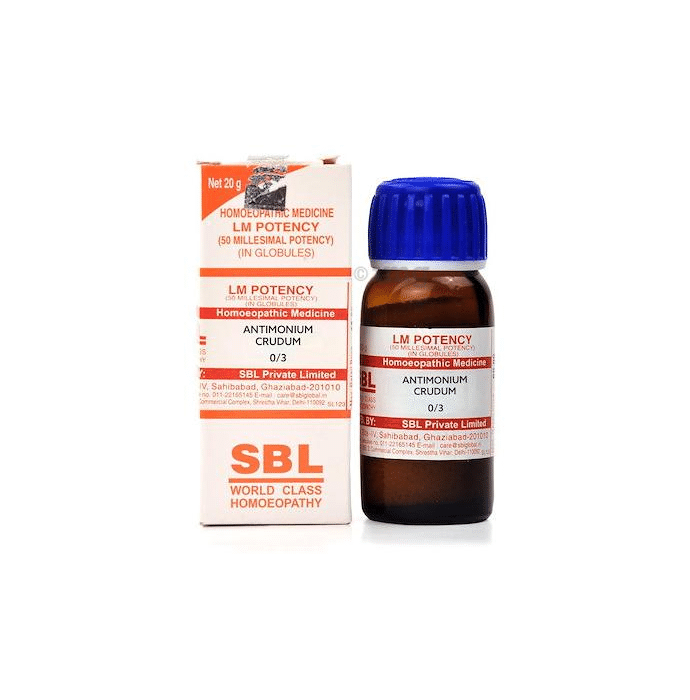 SBL Antimonium Crudum 0/3 LM