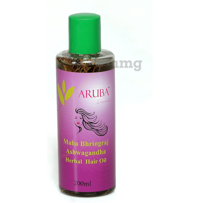 Aruba Essentials Maha Bhringraj Ashwagandha Herbal Hair Oil