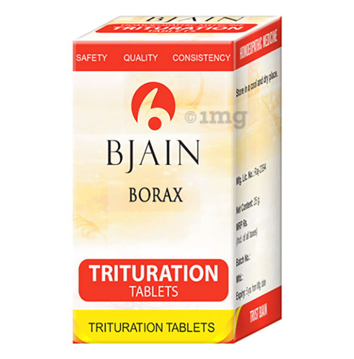 Bjain Borax Trituration Tablet 3X