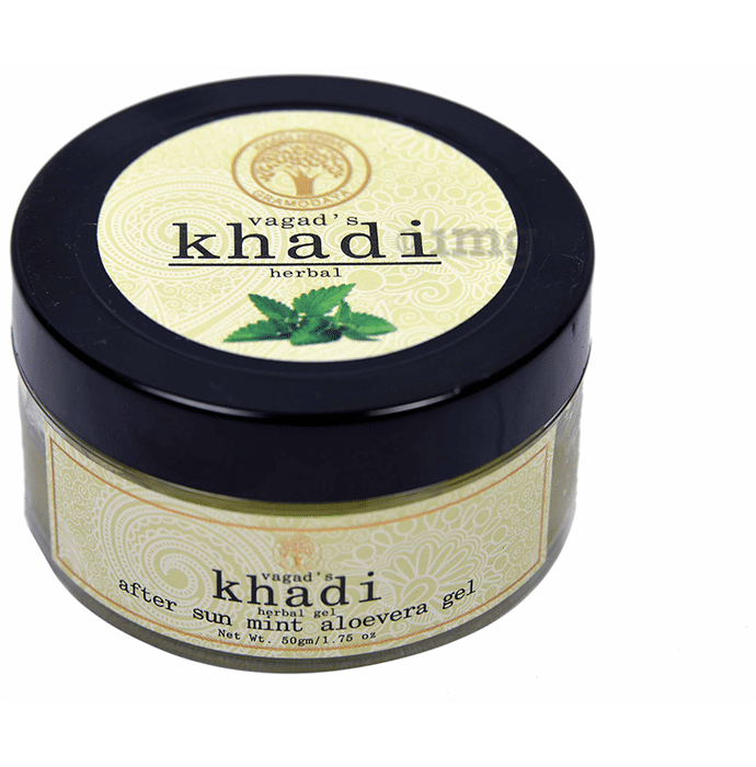 Vagad's Khadi Herbal After Sun Mint Aloevera Gel