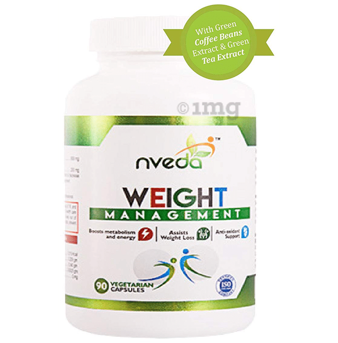 Nveda Weight Management Capsule with Green Coffee Bean Extract 300mg and Green Tea Extract 100mg