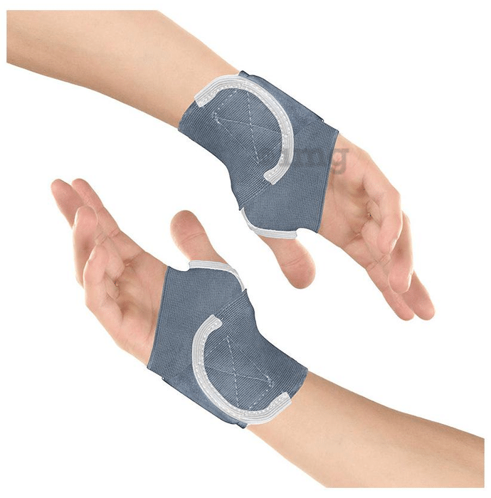 Healthgenie Wrist Brace with Thumb Support Grey