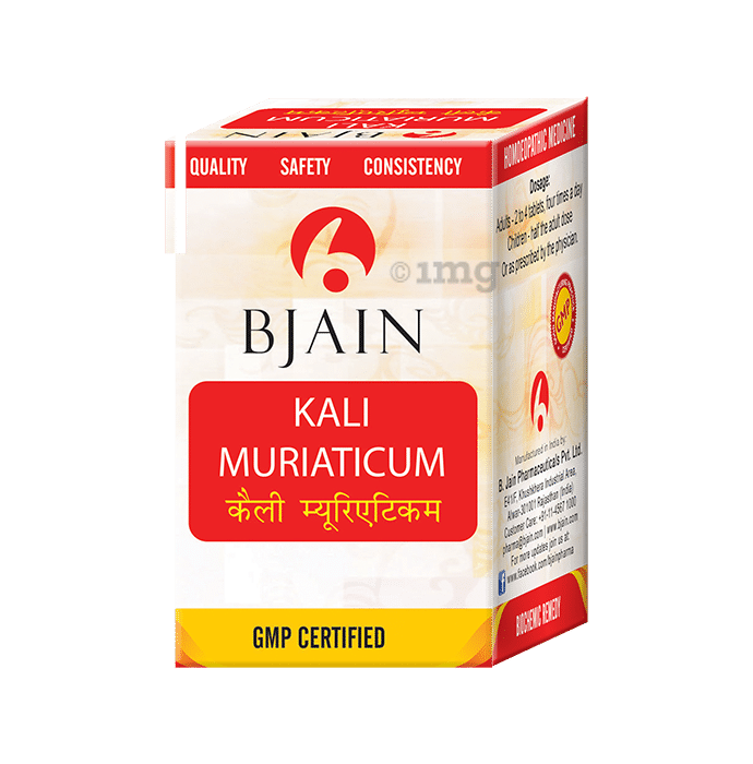 Bjain Kali Muriaticum Biochemic Tablet 12X