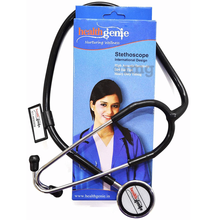 Healthgenie HG-203B Doctor Dual Stethoscope Black