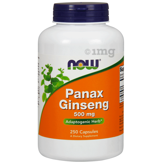 Now Panax Ginseng 500mg Capsule