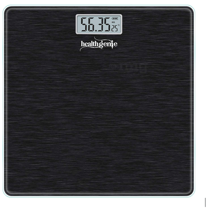 Healthgenie Digital Personal Weighing Scale- HD 221 Brushed Dark Grey