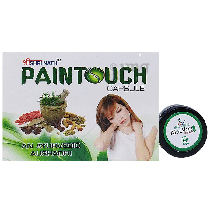 Shri Nath Paintouch Capsule with Aloe Vera Gel 10gm free