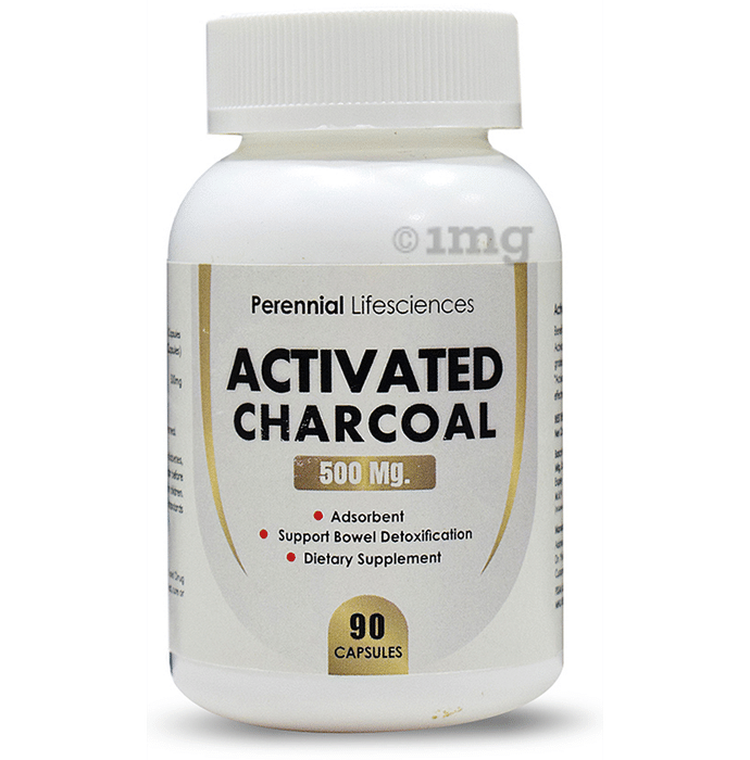 Perennial Lifesciences Activated Charcoal 500mg Capsule
