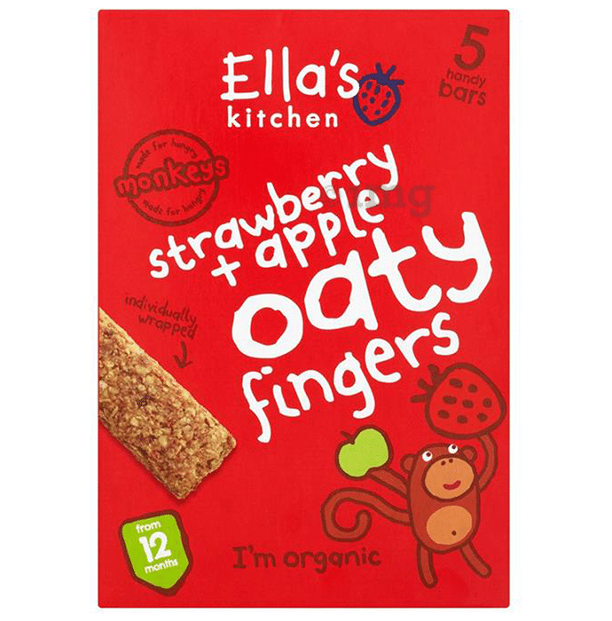 Ella's Kitchen Oaty Fingers (25gm Each) Strawberry & Apple