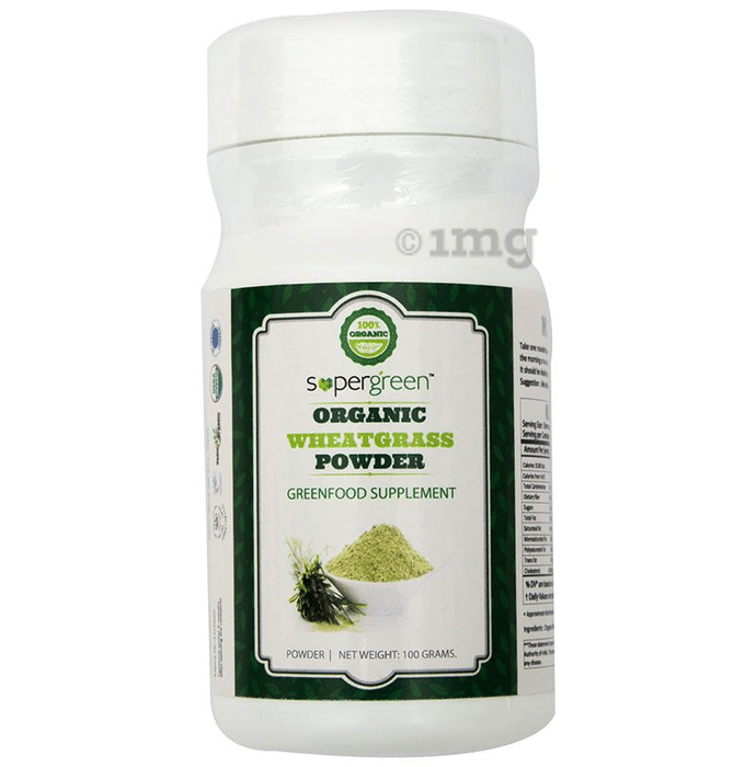 Supergreen Organic Wheatgrass Powder