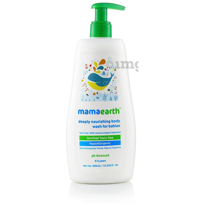Mamaearth Deeply Nourishing Body Wash for Babies. Buy pump bottle of 400.0 ml Body Wash at best