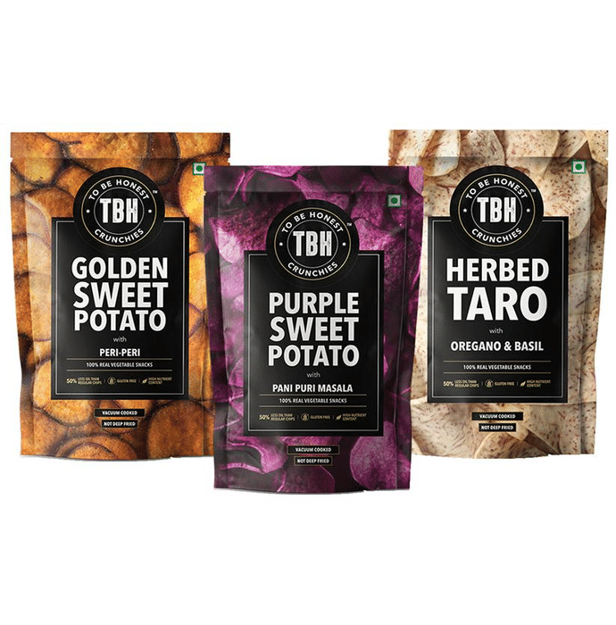 TBH Chips Purple Sweet Potato, Taro & Golden Sweet Potato