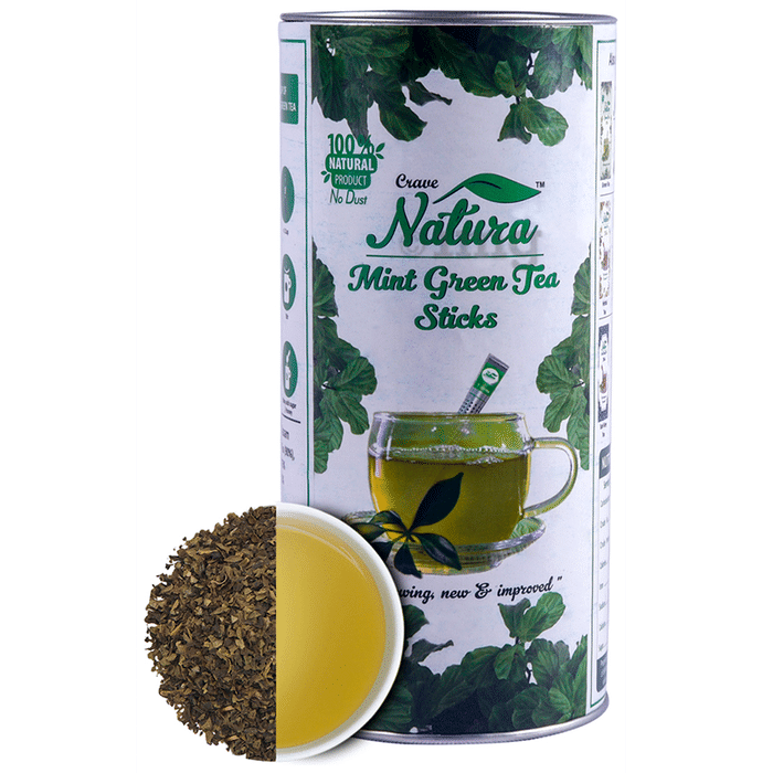 Crave Natura Mint Green Tea Sticks