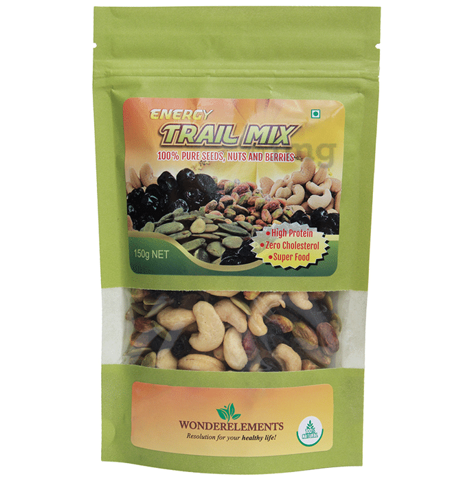 Wonderelements Energy Trail Mix Seeds, Nuts and Berries