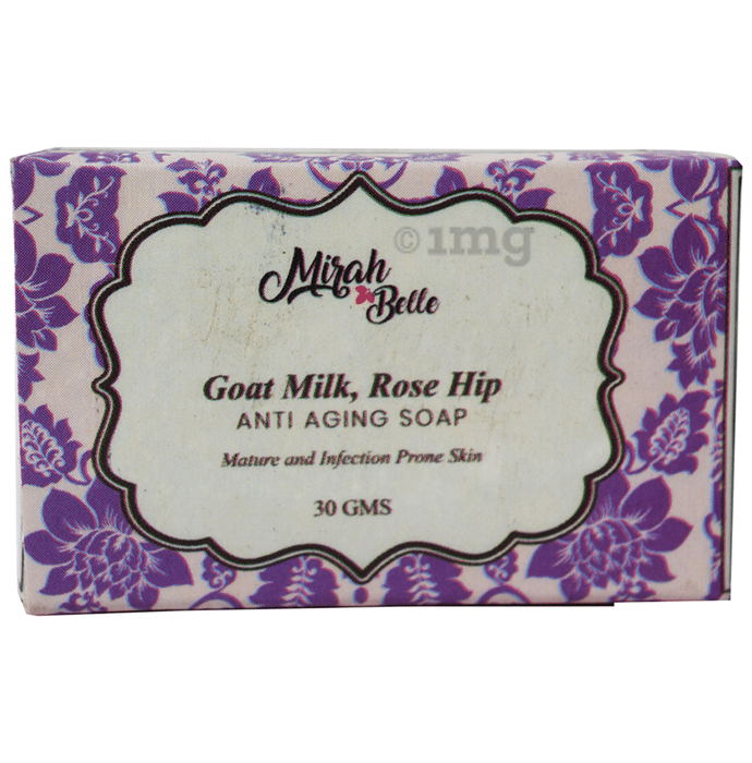 Mirah Belle Goat Milk, Rose Hip Anti Ageing Soap