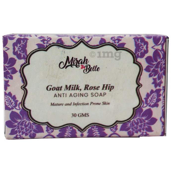 Mirah Belle Goat Milk, Rose Hip Anti Ageing Soap