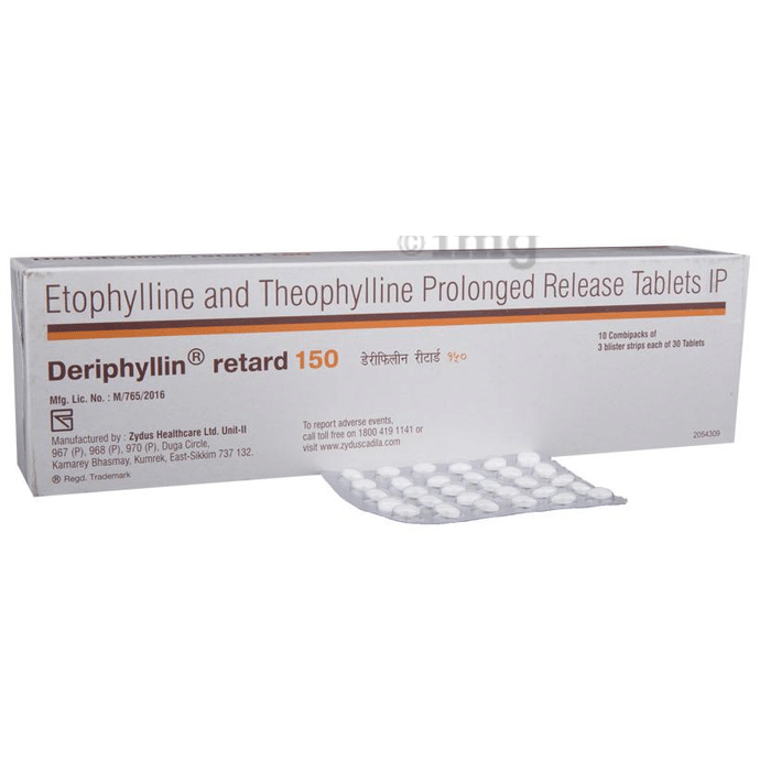 Deriphyllin Retard 150  Tablet PR