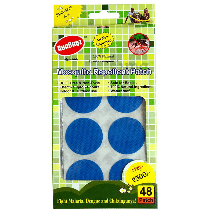 Runbugz Mosquito Repellent Patch Blue