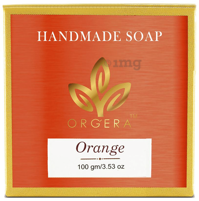 Orgera Sulfate Free Sugar Handmade Orange Soap