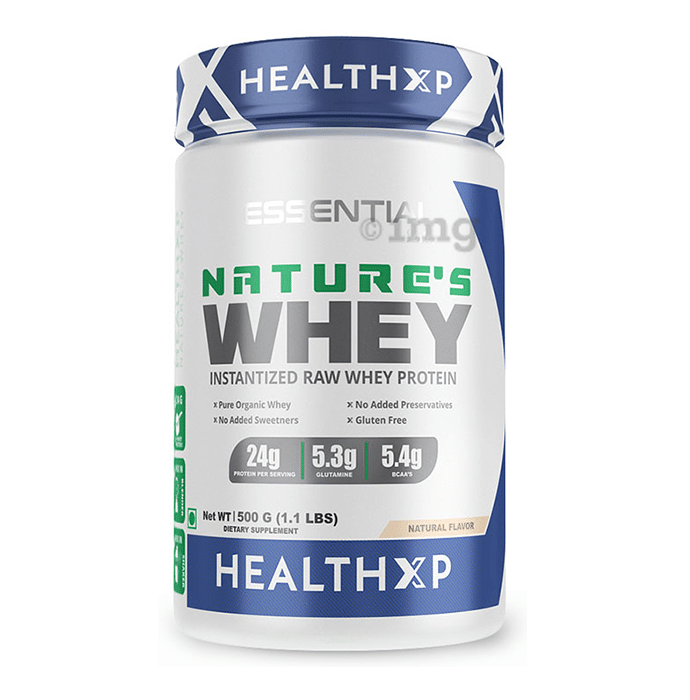 HealthXP Nature's Raw Whey Protein Natural