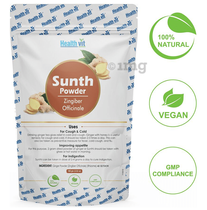 HealthVit Natural Sunth (Zingiber Officinale) Powder