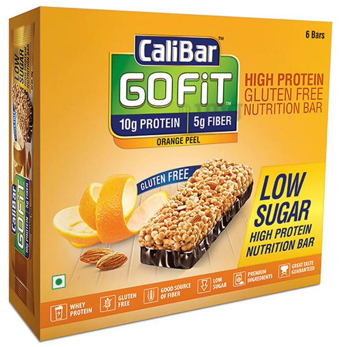 CaliBar Gofit Protein Bar Orange Peel
