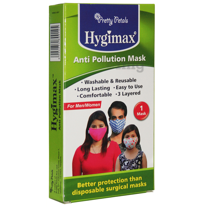 Pretty Petals Hygimax Anti Pollution Mask for Men/Women