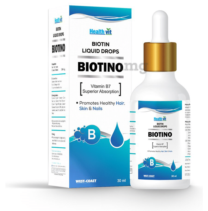 HealthVit Biotin Liquid Drops