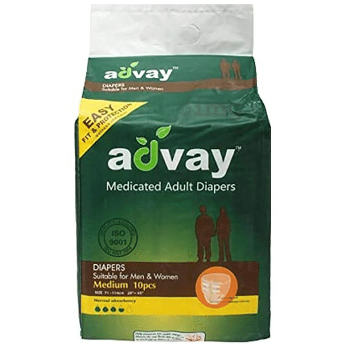 Advay Medicated Adult Diaper Medium