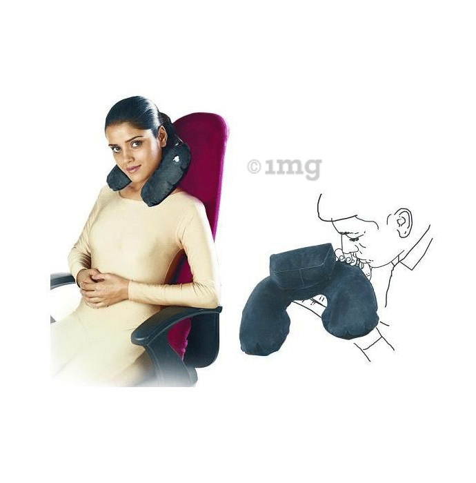 Vissco Activeair Air Pillow for Neck Support with Extra Support H1047 Universal