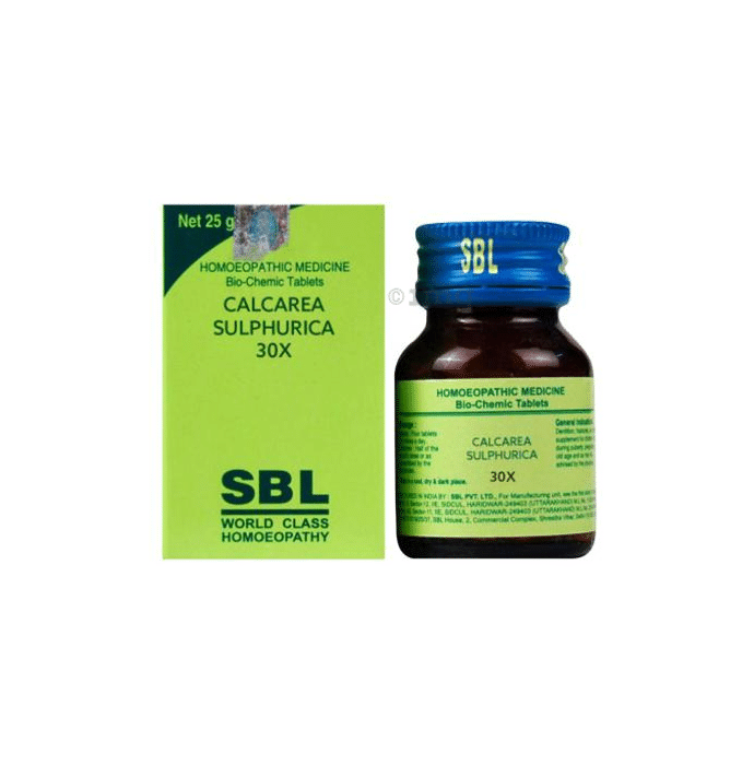 SBL Calcarea Sulphurica Biochemic Tablet 30X