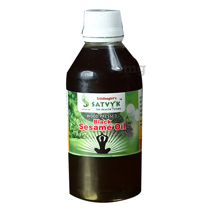 Satvyk Wood Pressed Black Sesame Oil