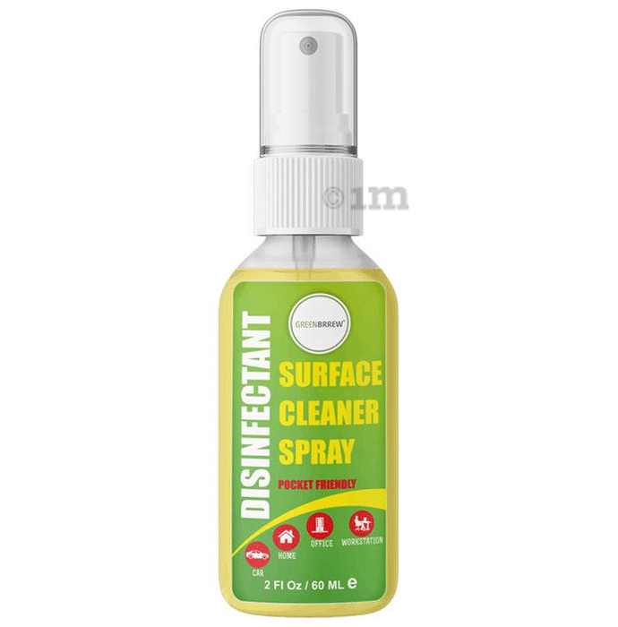 Green Brrew Disinfectant Surface Cleaner Spray (60ml Each)
