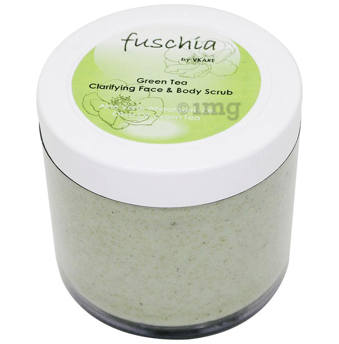 Fuschia Green Tea Clarifying Face & Body Scrub