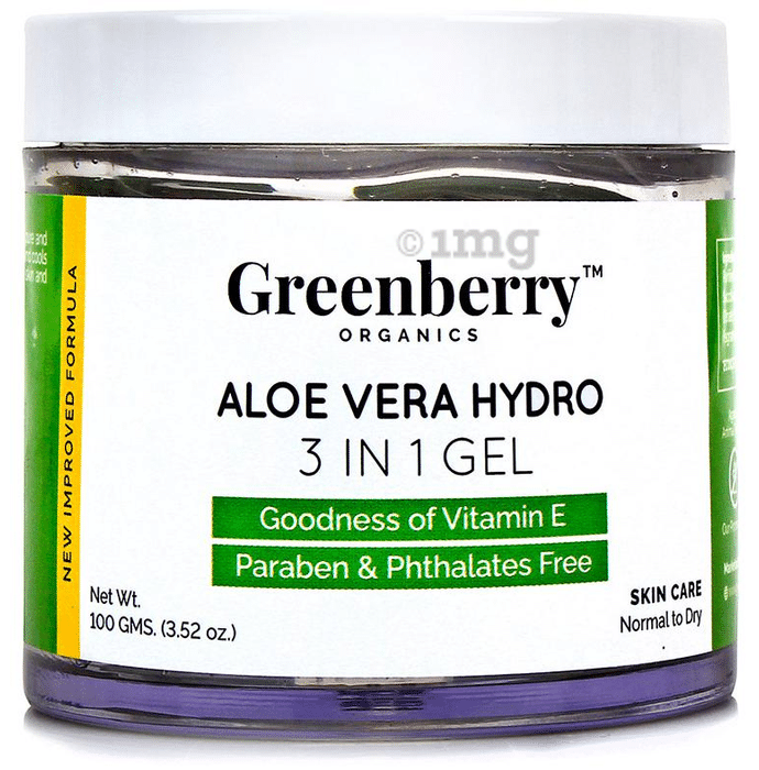 Greenberry Organics Aloe Vera Hydro 3-in-1 Gel