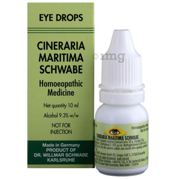 Dr Willmar Schwabe Germany Cineraria Maritima Eye Drop Homeopathic Medicine