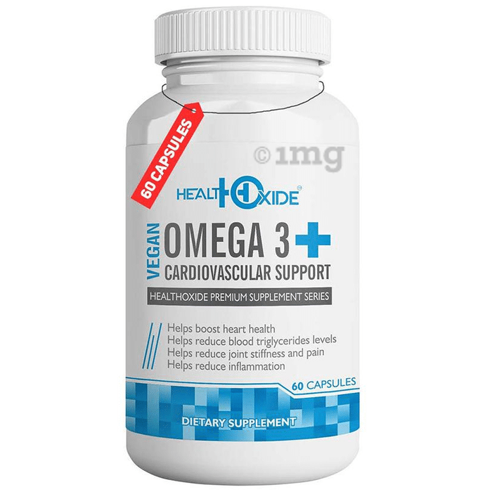 HealthOxide Vegan Omega 3+ Capsule
